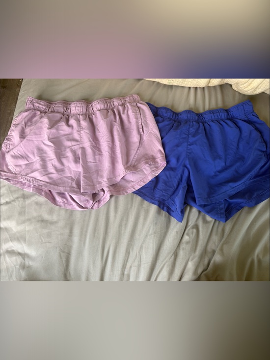 Athletic Works Pants - Athletic Works Women's Athletic Shorts - Lavender & Royal Blue
